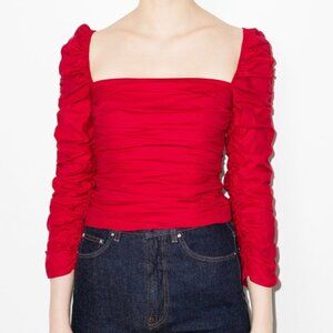 Reformation Joi Top in Red Size 2